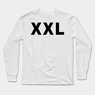 XXL Shirt (black text) Long Sleeve T-Shirt